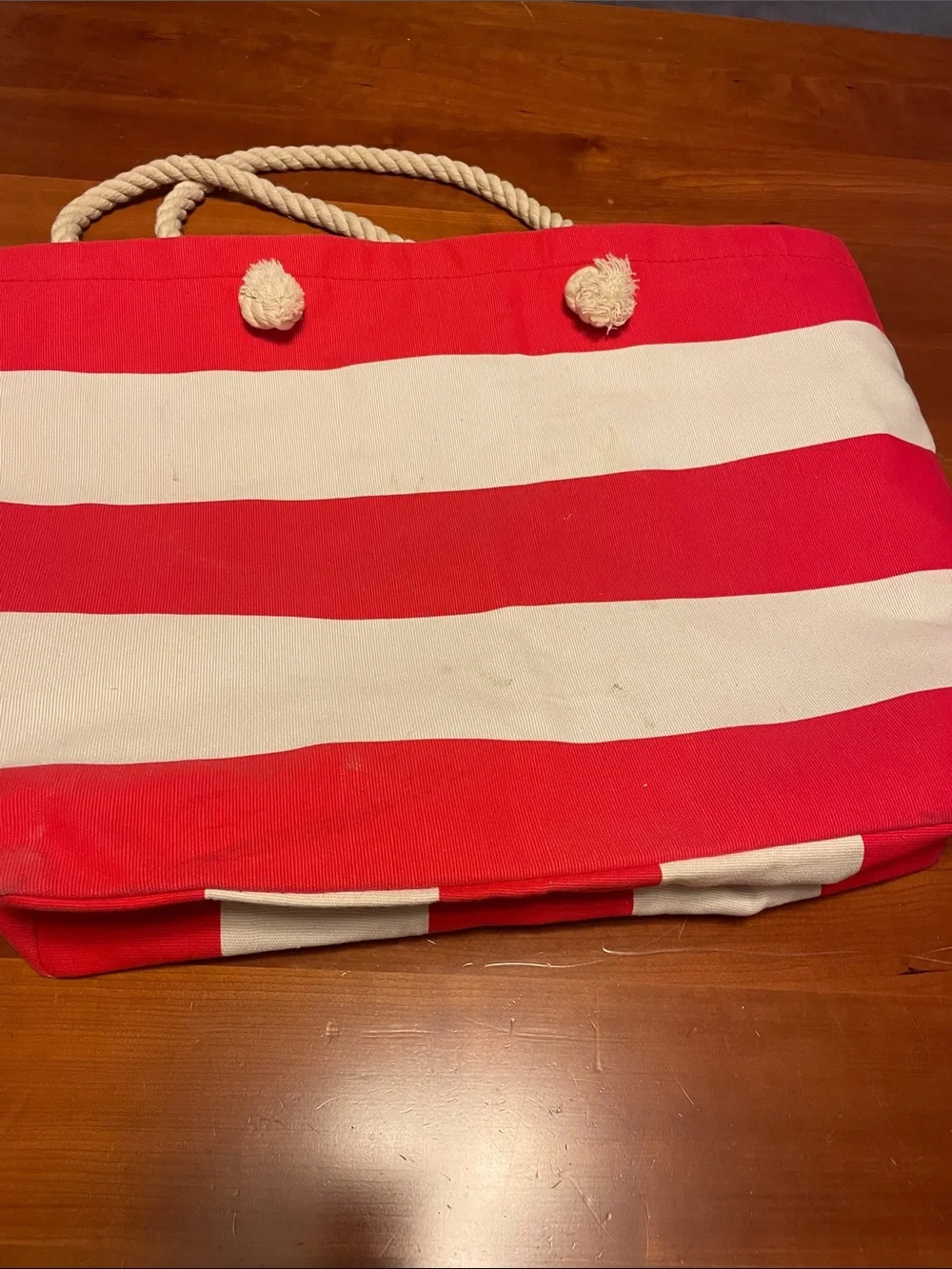 Four Seasons Hotel Striped Tote Bag